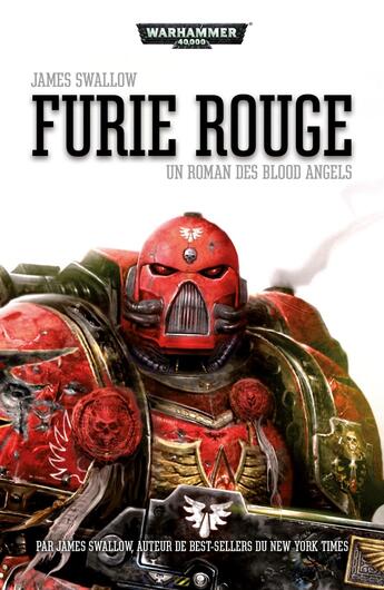 Couverture du livre « Warhammer 40.000 : blood angels ; furie rouge » de James Swallow aux éditions Black Library