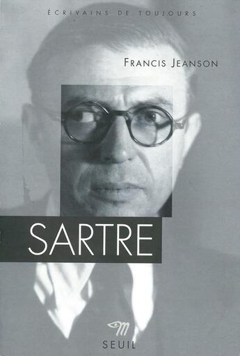 Couverture du livre « Sartre » de Francis Jeanson aux éditions Points