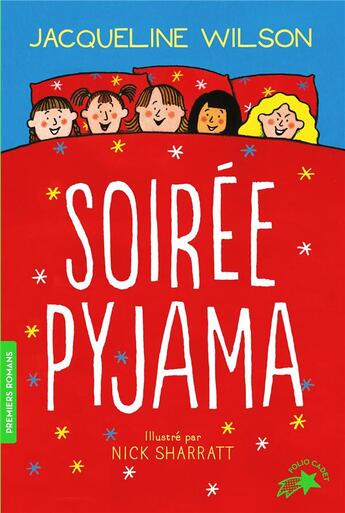 Couverture du livre « Soirée pyjama » de Jacqueline Wilson et Nick Sharratt aux éditions Gallimard-jeunesse