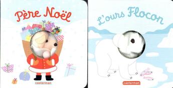 Couverture du livre « Coffret bebetes pere noel et l'ours flocon » de Chetaud aux éditions Casterman