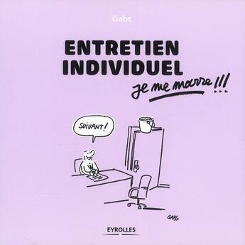 Couverture du livre « Entretien individuel, je me marre !!! (2e édition) » de Gabs aux éditions Organisation