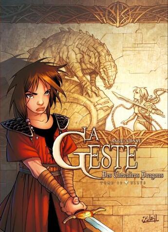 Couverture du livre « La geste des chevaliers dragons Tome 12 : Ellys » de Ange et Brice Cossu aux éditions Soleil