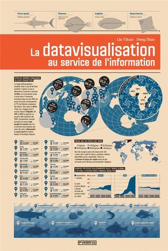 Couverture du livre « La datavisualisation au service de l'information » de  aux éditions Pyramyd