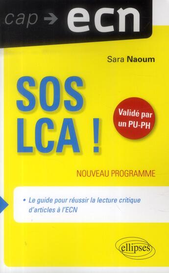 Couverture du livre « Sos lca ! » de Naoum Sara aux éditions Ellipses