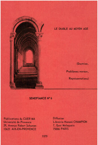 Couverture du livre « Le diable au Moyen Âge » de Danielle Buschinger et Dominique et Charles Brucker et Ginette Ashby et Gerard Blangez et Juliette De Caluwe-Dor et Regine Colliot aux éditions Epagine