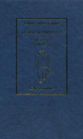 Couverture du livre « Récits I » de Charles-Albert Cingria aux éditions L'age D'homme