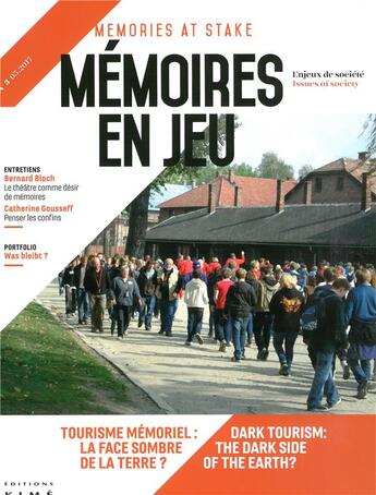 Couverture du livre « Tourisme mémoriel » de  aux éditions Kime