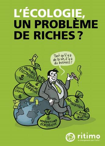 Couverture du livre « L'ecologie, un probleme de riches ? - janvier 2021 » de  aux éditions Ritimo