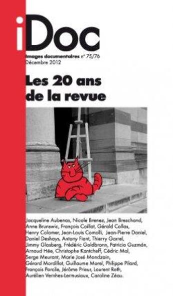 Couverture du livre « Images documentaires n 75/76 - 20 ans de la revue - decembre 2012 » de  aux éditions Images Documentaires