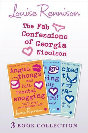 Couverture du livre « The Fab Confessions of Georgia Nicolson: Books 1-3 » de Louise Rennison aux éditions Epagine