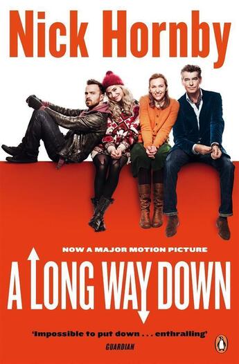 Couverture du livre « A long way down film tie-in » de Nick Hornby aux éditions Adult Pbs