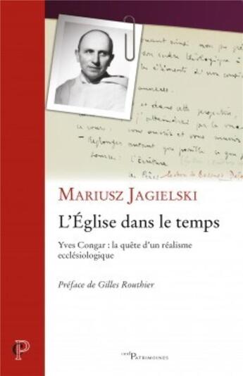 Couverture du livre « L'Église dans le temps » de Jagielski Mariusz aux éditions Cerf