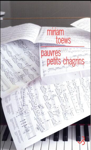 Couverture du livre « Pauvres petits chagrins » de Toews Miriam aux éditions Christian Bourgois