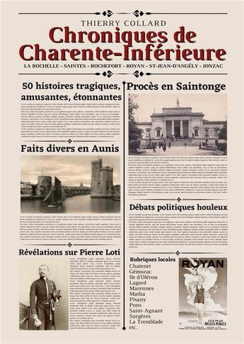 Couverture du livre « Chroniques de charente-inferieure » de Thierry Collard aux éditions Books On Demand