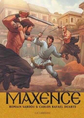 Couverture du livre « Maxence Tome 3 : le cygne noir » de Romain Sardou et Carlos Rafael Duarte aux éditions Lombard