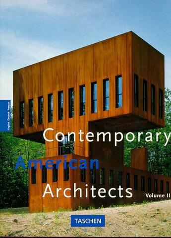 Couverture du livre « Ad-contemp american architects vol » de Philip Jodidio aux éditions Taschen