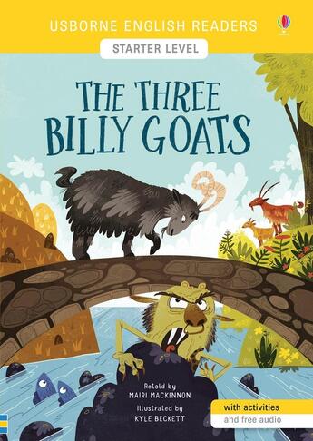 Couverture du livre « The three billy goats gruff - eng readers starter level » de Mackinnon/Beckett aux éditions Usborne