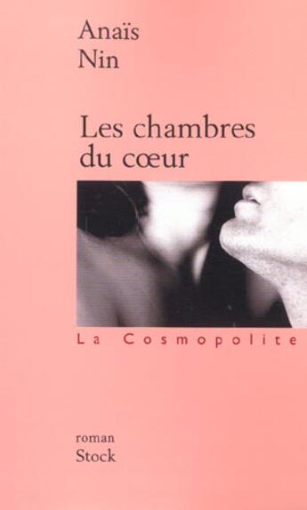 Couverture du livre « Les chambres du coeur » de Nina aux éditions Stock