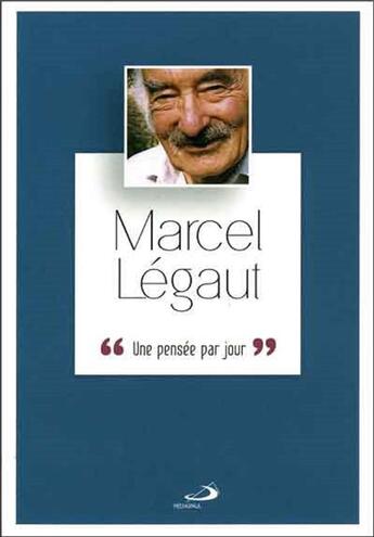 Couverture du livre « Marcel legaut » de Legault Marcel aux éditions Mediaspaul