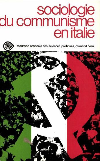 Couverture du livre « Sociologie du communisme en Italie » de  aux éditions Presses De Sciences Po