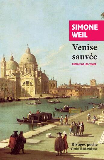 Couverture du livre « Venise sauvée » de Simone Weil aux éditions Rivages