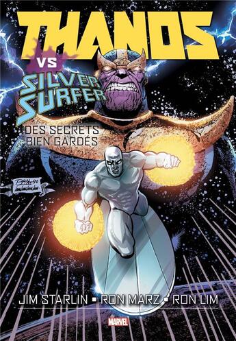 Couverture du livre « Thanos vs Silver Surfer : des secrets bien gardés » de Jim Starlin et Ron Lim aux éditions Panini