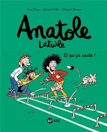 Couverture du livre « Anatole Latuile Tome 13 : et qu'ca saute ! » de Olivier Muller et Anne Didier et Clement Devaux aux éditions Bd Kids
