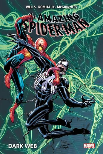 Couverture du livre « The amazing Spider-Man Tome 2 : Dark Web » de Zeb Wells et Ed Mcguinness et Terry Dodson et John Romita Jr aux éditions Panini