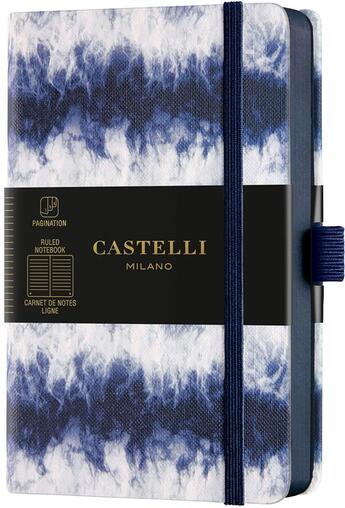 Couverture du livre « Carnet shibori poche ligné steam » de  aux éditions Castelli Milano