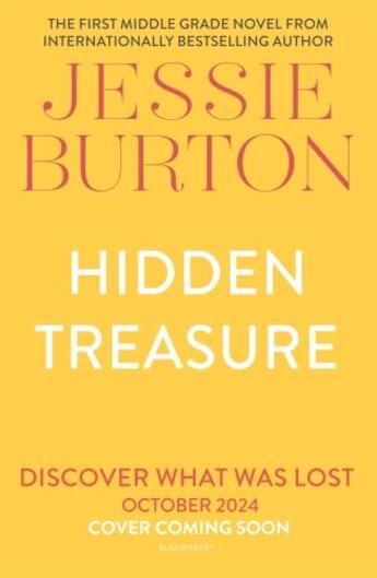 Couverture du livre « HIDDEN TREASURE » de Jessie Burton aux éditions Bloomsbury