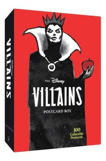 Couverture du livre « The art of villains 100 postcards » de Disney aux éditions Chronicle Books