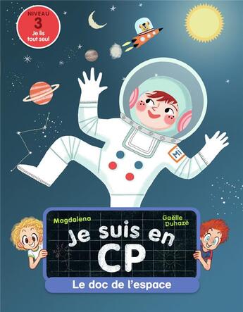 Couverture du livre « Je suis en CP : le doc de l'espace » de Emmanuel Ristord et Magdalena aux éditions Pere Castor