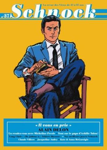 Couverture du livre « REVUE SCHNOCK t.37 ; Alain Delon: 