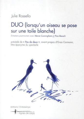 Couverture du livre « Duo » de Julie Rossello aux éditions L'entretemps