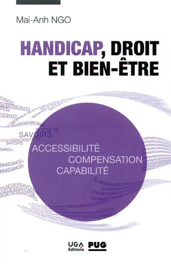 Couverture du livre « Handicap, droit et bien-être : accessibilité, compensation, capabilité » de Mai-Anh Ngo aux éditions Pu De Grenoble