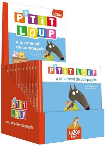 Couverture du livre « Boîte pleine ; P'tit Loup a un animal de compagnie - 12 volumes » de Orianne Lallemand et Eleonore Thuillier aux éditions Philippe Auzou