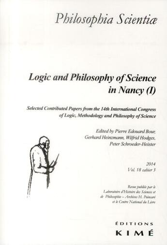 Couverture du livre « REVUE PHILOSOPHIA SCIENTIAE T.18 » de Revue Philosophia Scientiae aux éditions Kime