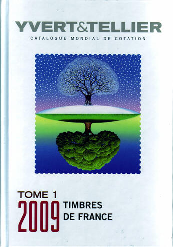 Couverture du livre « Timbres de France t.1 (édition 2009) » de Yvert et Tellier aux éditions Yvert Et Tellier