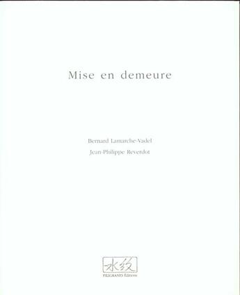 Couverture du livre « Mise en demeure » de  aux éditions Filigranes