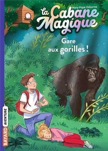 Couverture du livre « La cabane magique Tome 21 : gare aux gorilles ! » de Mary Pope Osborne aux éditions Bayard Jeunesse