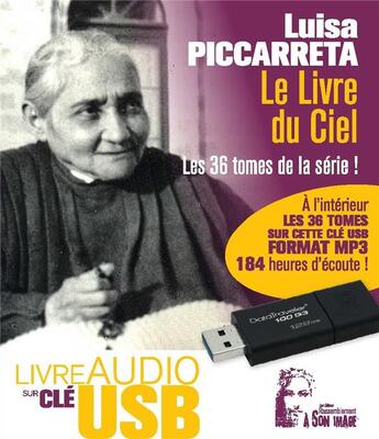 Couverture du livre « Coffret audio clé USB le livre du ciel » de Luisa Picaretta aux éditions R.a. Image