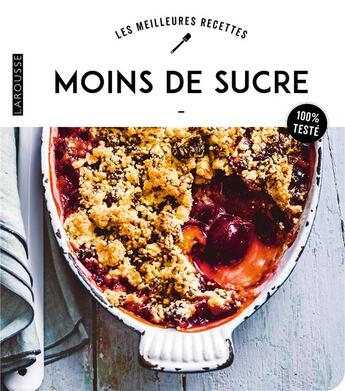 Couverture du livre « Moins de sucre » de  aux éditions Larousse