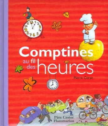 Couverture du livre « Comptines au fil des heures » de Pierre Coran aux éditions Pere Castor