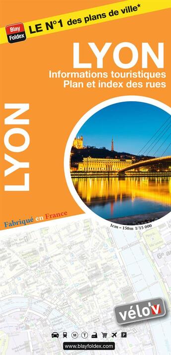 Couverture du livre « Plan lyon et agglomeration » de  aux éditions Blay Foldex