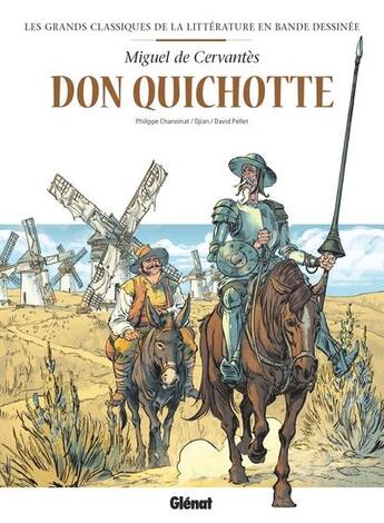Couverture du livre « Don Quichotte » de Philippe Chanoinat et David Pellet et Jean-Blaise Djan aux éditions Glenat