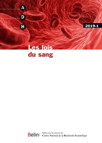 Couverture du livre « Adh 2019-1 » de  aux éditions Belin