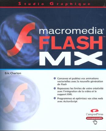 Couverture du livre « Studio Graphique Flash Mx » de Eric Charton aux éditions Campuspress