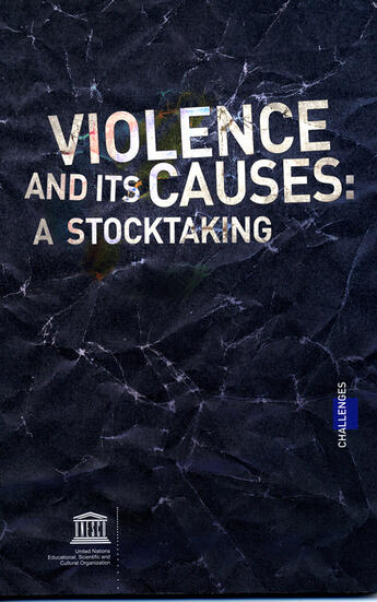 Couverture du livre « Violence and its causes : a stocktaking » de  aux éditions Unesco