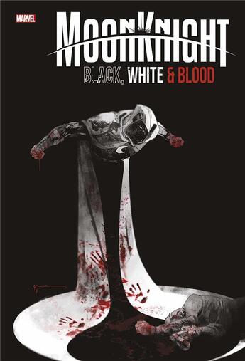 Couverture du livre « Moon Knight : black white & blood » de  aux éditions Panini