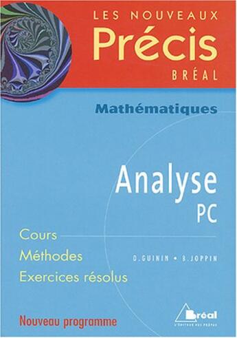 Couverture du livre « Precis analyse pc » de Guinin aux éditions Breal